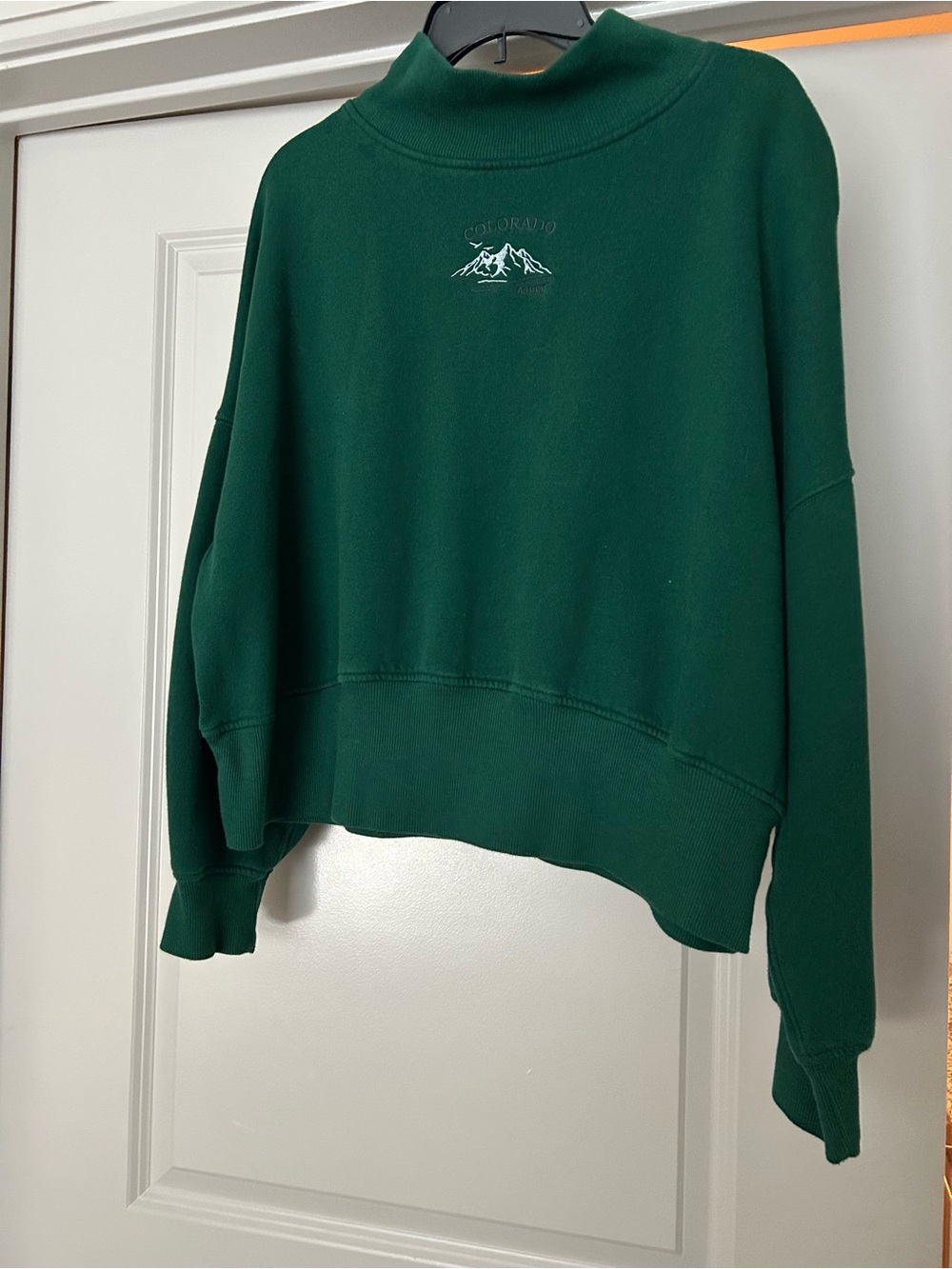 wild fable Forest Green Colorado Mountain oversized Pullover